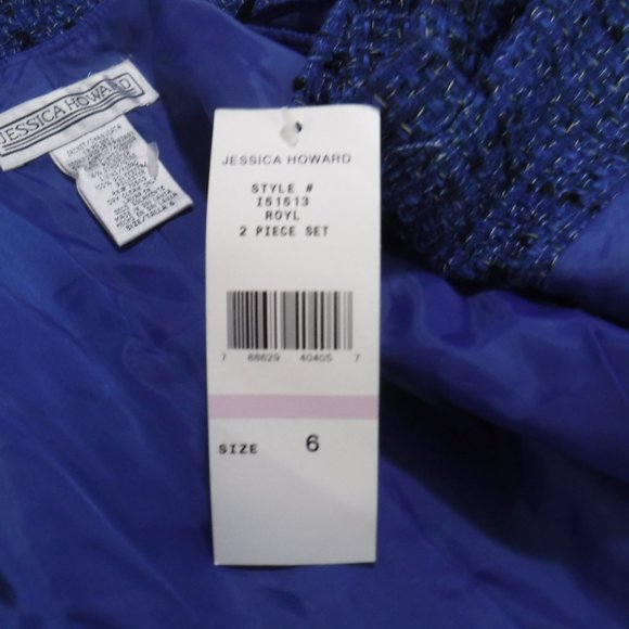 Jessica Howard Blue Skirt Set - Picture 13 of 14